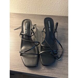 Madden Girl women's heels 1 1/2"‎ black size 8